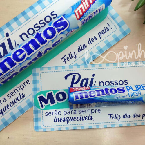 Card "moMENTOS" Dia dos Pais (Grande e Pequeno) - Dia dos Pais 2025