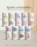Pacote de Artes Caneca Campanhas de Saúde - Imagem 15