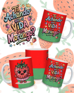 Arte Canecas Morango do Amor