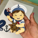 ARQUIVO DE CORTE TOPO DE BOLO MARINHEIRO BABY