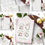 Combo 8 Agendas Floral Rosa 2026 e Permanente – Arquivo Digital