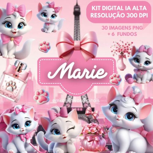 Kit Digital GATINHA MARIE