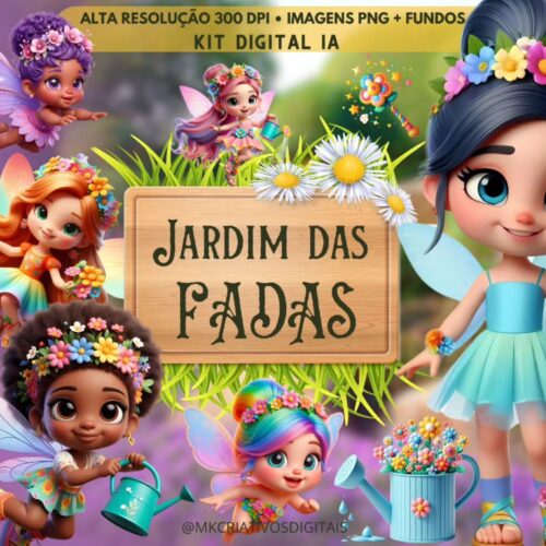 Kit Digital JARDIM DAS FADAS