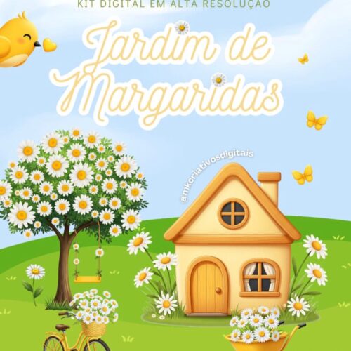 Kit Digital JARDIM DE MARGARIDAS