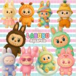 Kit Digital LABUBU AQUARELA