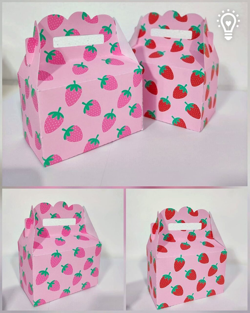 ARQUIVO DE CORTE MALETA MORANGO / MORANGUINHO FUNDO AUTOMÁTICO - Imagem 1