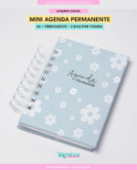 MINI AGENDA PERMANENTE | A6 | 2 DIAS POR PÁGINA | ARQUIVO DIGITAL