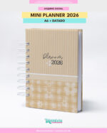 MINI PLANNER DATADO 2026 | A6 | ARQUIVO DIGITAL