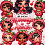 Kit Digital Morango do Amor