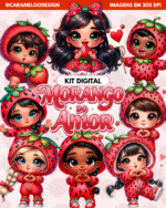 Kit Digital Morango do Amor
