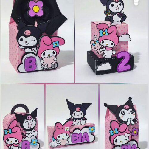 My Melody e Kuromi- Coletiva Festa Pronta
