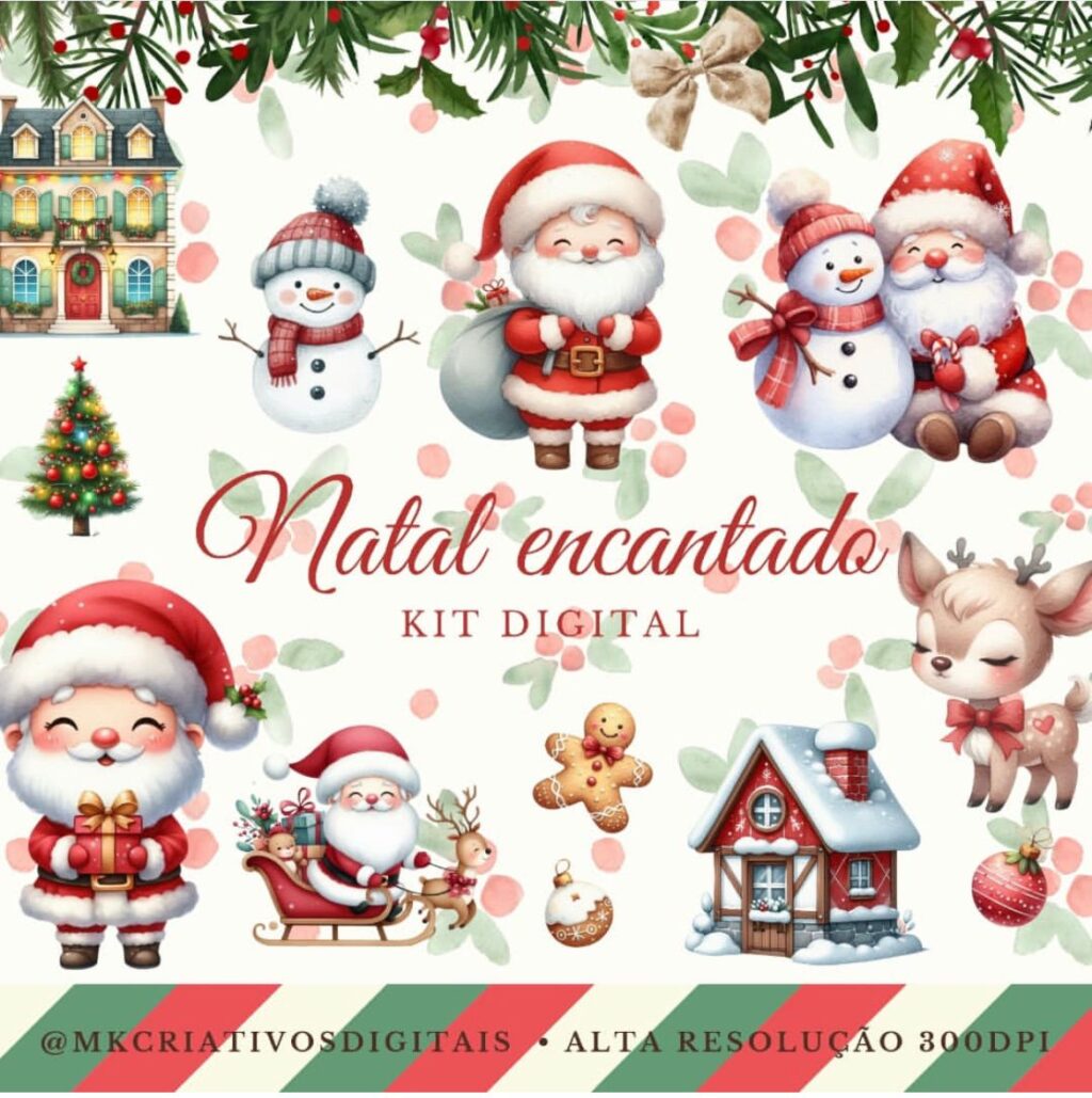 Kit Digital NATAL ENCANTADO - Imagem 1