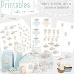 Printables: Festa em casa! O tempo voa – Ursinho aviador