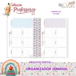Organizador semanal - arquivo digital