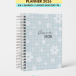 PLANNER DATADO 2026 | A5 | LAYOUT HORIZONTAL | ARQUIVO DIGITAL