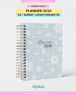 PLANNER DATADO 2026 | A5 | LAYOUT HORIZONTAL | ARQUIVO DIGITAL