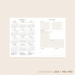 Super Combo Planner Trimestral + Trimestral Slim 2026 – Brochura - Imagem 4