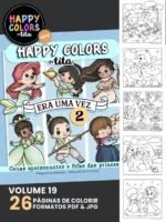 Happy Colors - Combo Vol 19 e 20 + Cards - Princesas 2.0 - Imagem 7