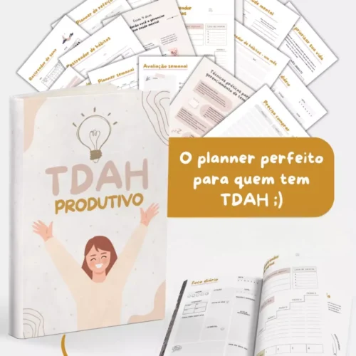 Planner TDAH Produtivo para impressão
