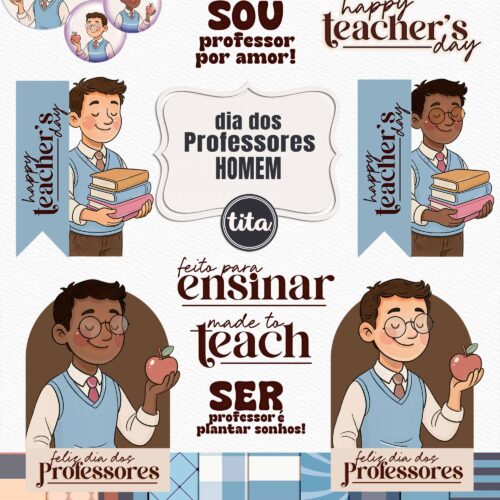 Professores 2025 - Kit Homem