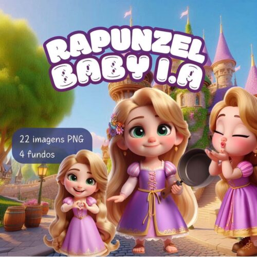 Kit Digital RAPUNZEL BABY