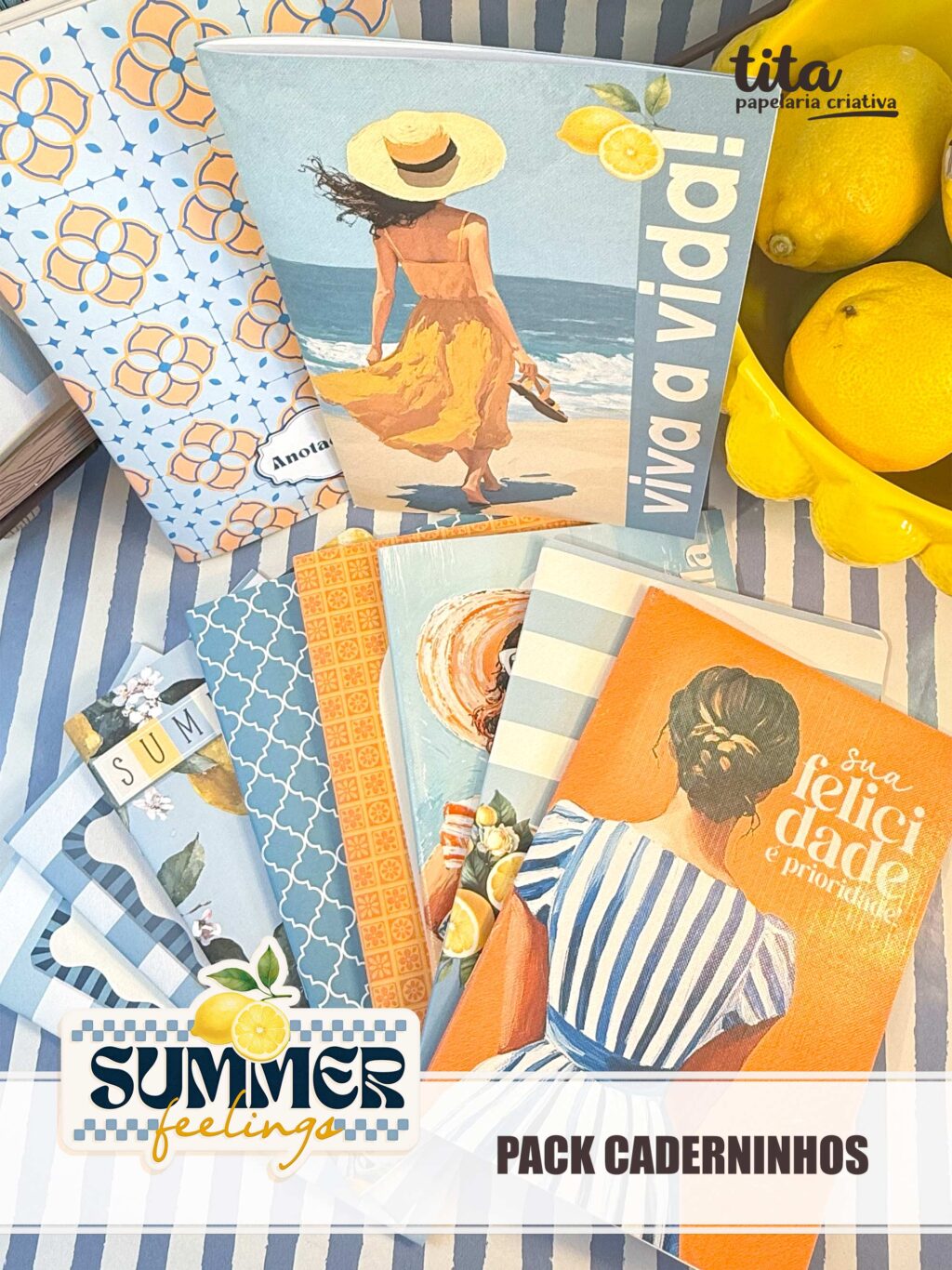 Summer Feelings - Pack Caderninhos - Imagem 1