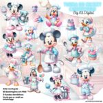 Kit Digital Turma do Mickey Confeiteiro