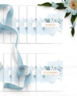 ARQUIVO COMBO 8 Agendas 2026 e Permanente COM VERSÍCULOS e SEM VERSÍCULOS Floral Azul - Imagem 10