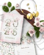 Combo 8 Agendas Floral Rosa 2026 e Permanente – Arquivo Digital - Imagem 6