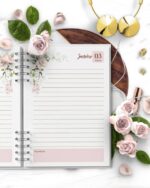 Combo 8 Agendas Floral Rosa 2026 e Permanente – Arquivo Digital - Imagem 7