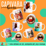 ESTAMPAS CAPIVARA BOCÃO CANECA