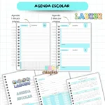 Arquivo Digital - Agenda Escolar Menino 2026 - Labubu - Imagem 2