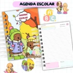 Arquivo Digital - Agenda Escolar Menina 2026 - Bobbie Goods - Imagem 3