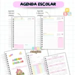 Arquivo Digital - Agenda Escolar Menina 2026 - Bobbie Goods - Imagem 2