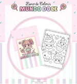 Livro de Colorir MUNDO DOCE - Imagem 3