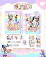 Volta as Aulas - Escolar TURMA DO MICKEY PINTANDO O SETE - Imagem 4