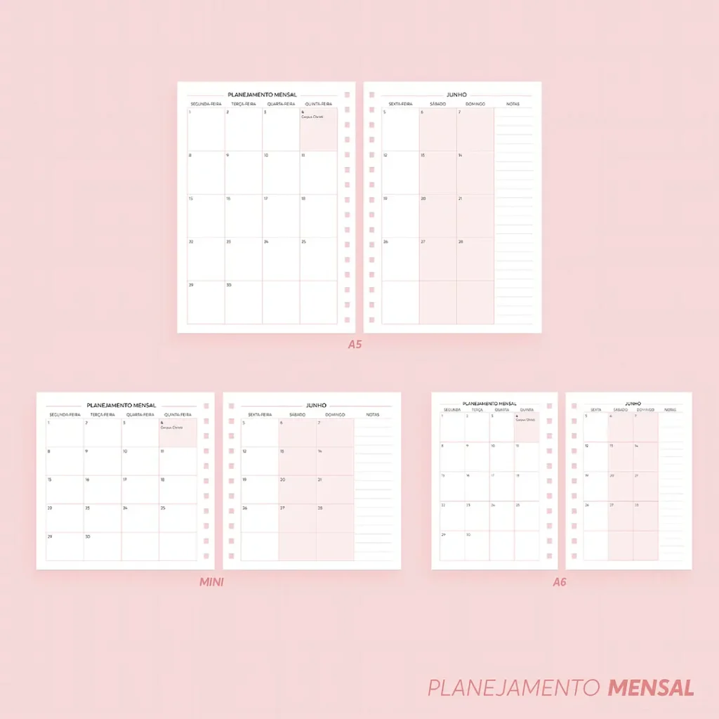 SUPER COMBO – Planejador mensal 2026 - Imagem 11
