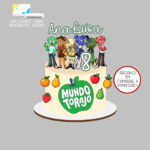 Arquivo De Corte Topo de Bolo Mundo Torajo