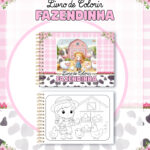 Livro de Colorir FAZENDINHA MENINA