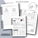 Kit Digital Caderno com Atividades de Alfabetização Escolar – Feminino e Masculino - Imagem 5