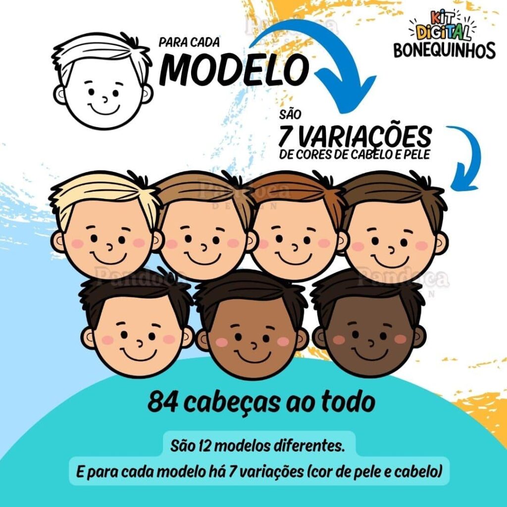 Kit Digital BONEQUINHOS (MENINOS) - Imagem 3