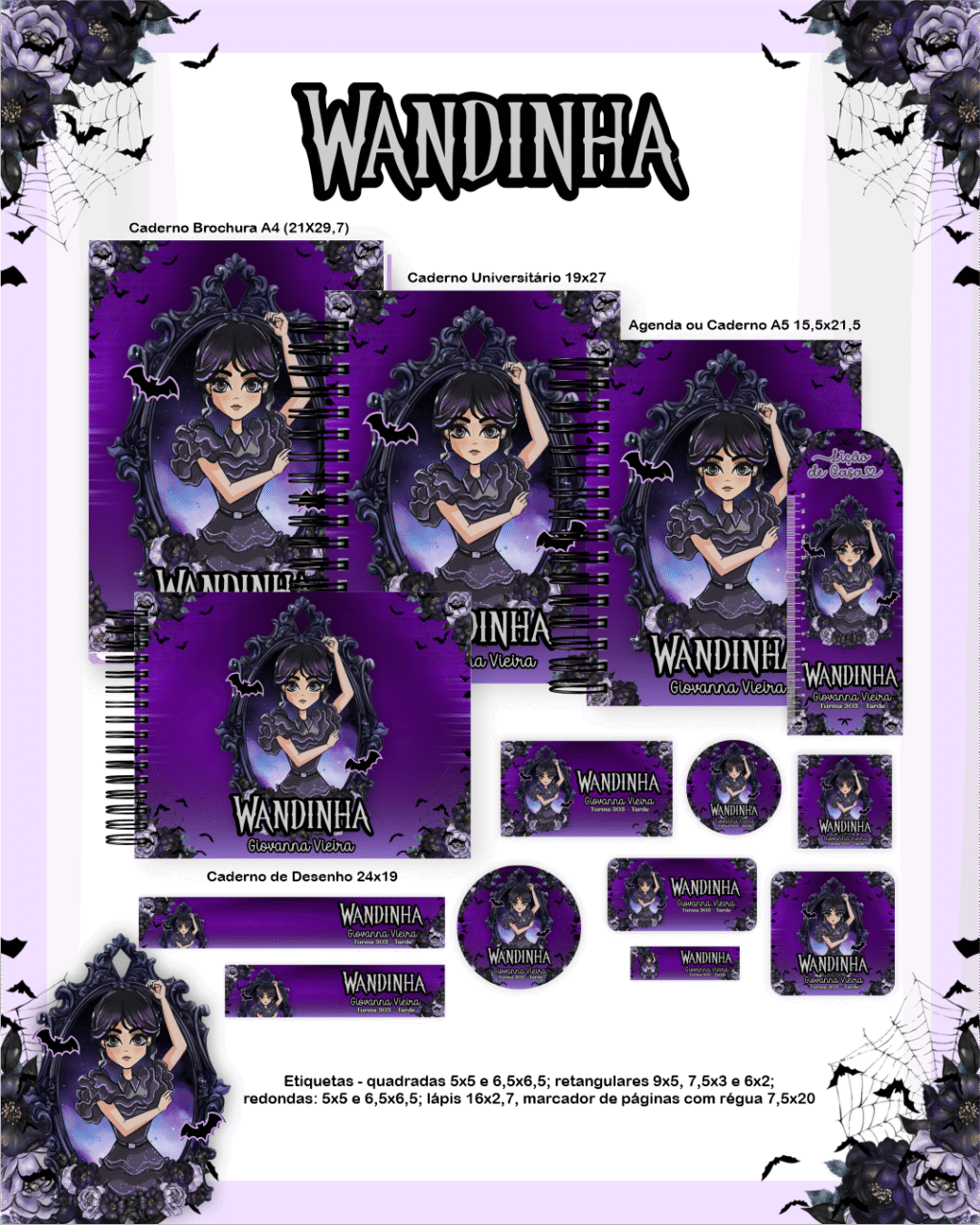 Volta as Aulas - Escolar WANDINHA - Imagem 1
