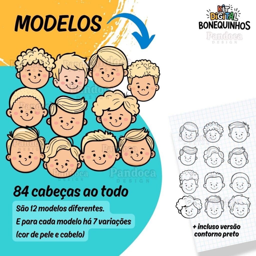 Kit Digital BONEQUINHOS (MENINOS) - Imagem 6