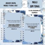 KIT DIGITAL CADERNO + MIOLO ASSEMBLEIA DE CIRCUITO 2025-2026 – FLORAL AZUL – SEM TEMA - Imagem 5