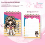 PACK Caderno Pautado A5+Bloquinho A6 – Conquistas N3 - Imagem 2