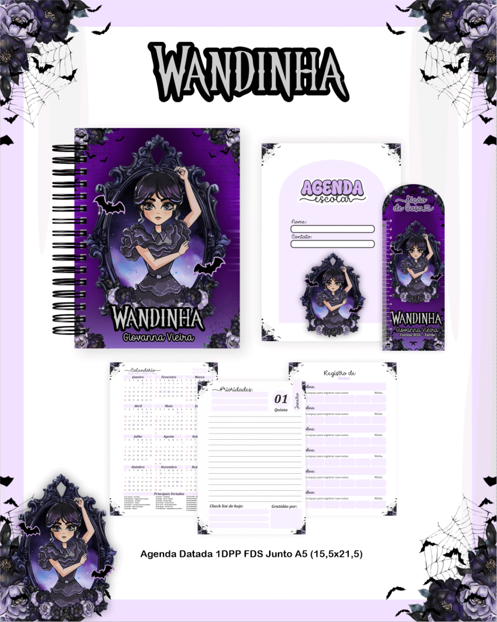 Volta as Aulas - Escolar WANDINHA - Imagem 3