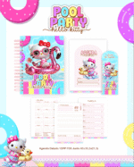 Volta as Aulas - Escolar HELLO KITTY POOL PARTY - Imagem 3