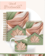 Encadernação Profissões 2026 LUXO VERDE