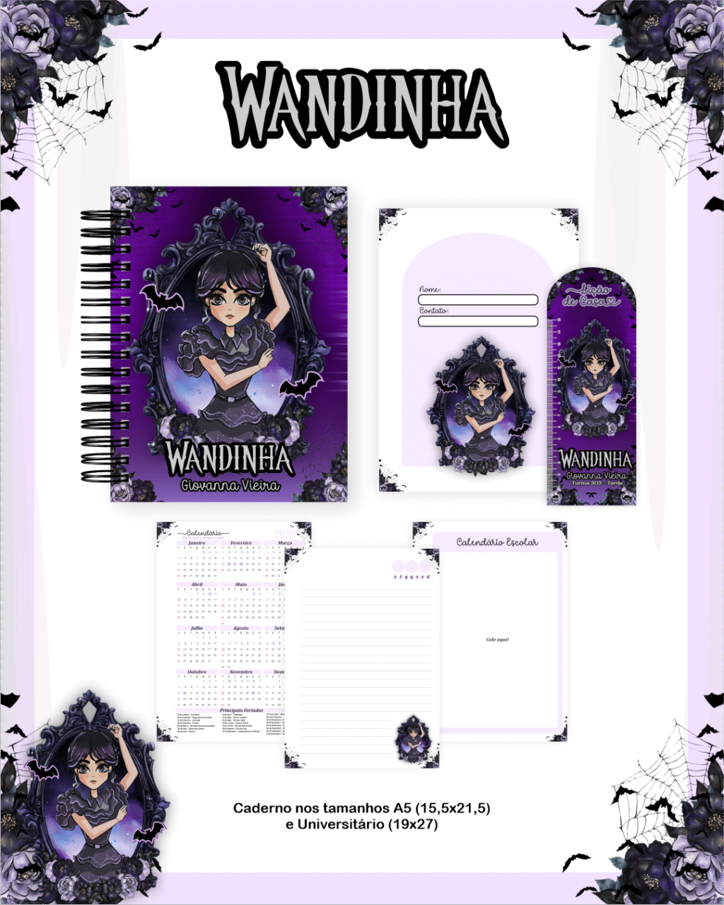 Volta as Aulas - Escolar WANDINHA - Imagem 5