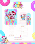 Volta as Aulas - Escolar HELLO KITTY POOL PARTY - Imagem 5